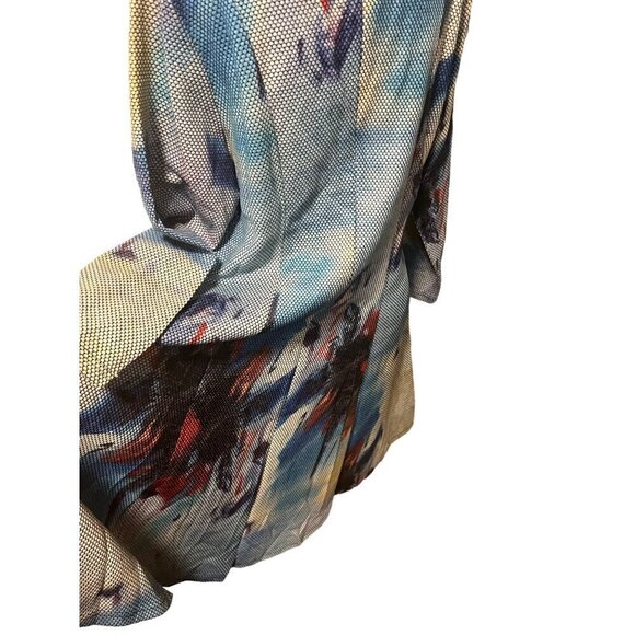 NWT RETRO 60S STYLE TRENCH JACKET BUTTON CLOSURE BELTED WAIST - Picture 7 of 13